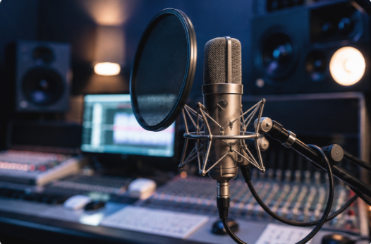 Professional recording studio